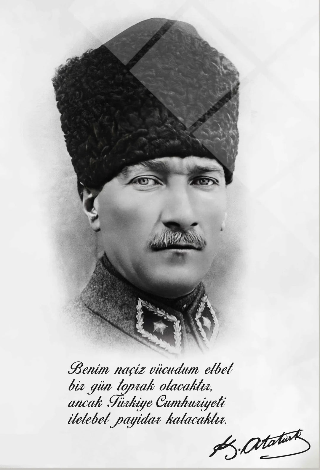 Atatürk Cam Tablo
