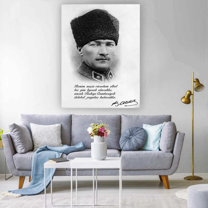 Atatürk Cam Tablo