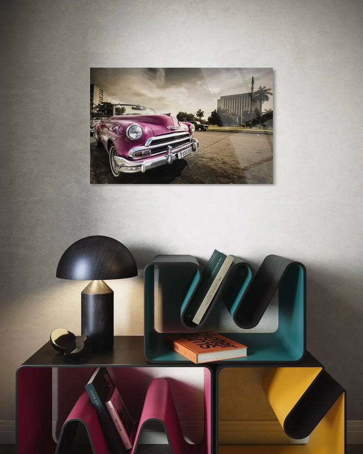 CHEVROLET STYLELİNE DELUXE CONVERTİBLE (1951 MODEL)  CAM TABLO