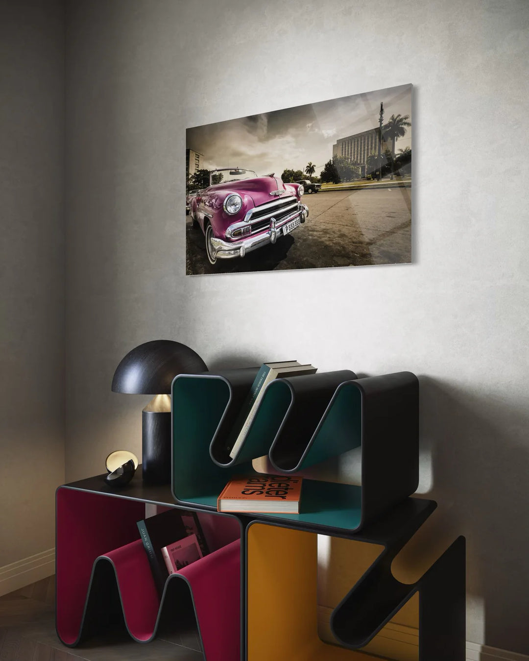 CHEVROLET STYLELİNE DELUXE CONVERTİBLE (1951 MODEL)  CAM TABLO