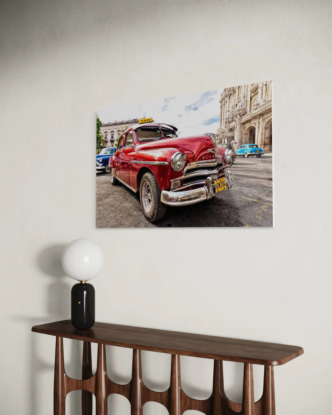 PLYMOUTH SPECİAL DE LUXE (1949 MODEL)  CAM TABLO