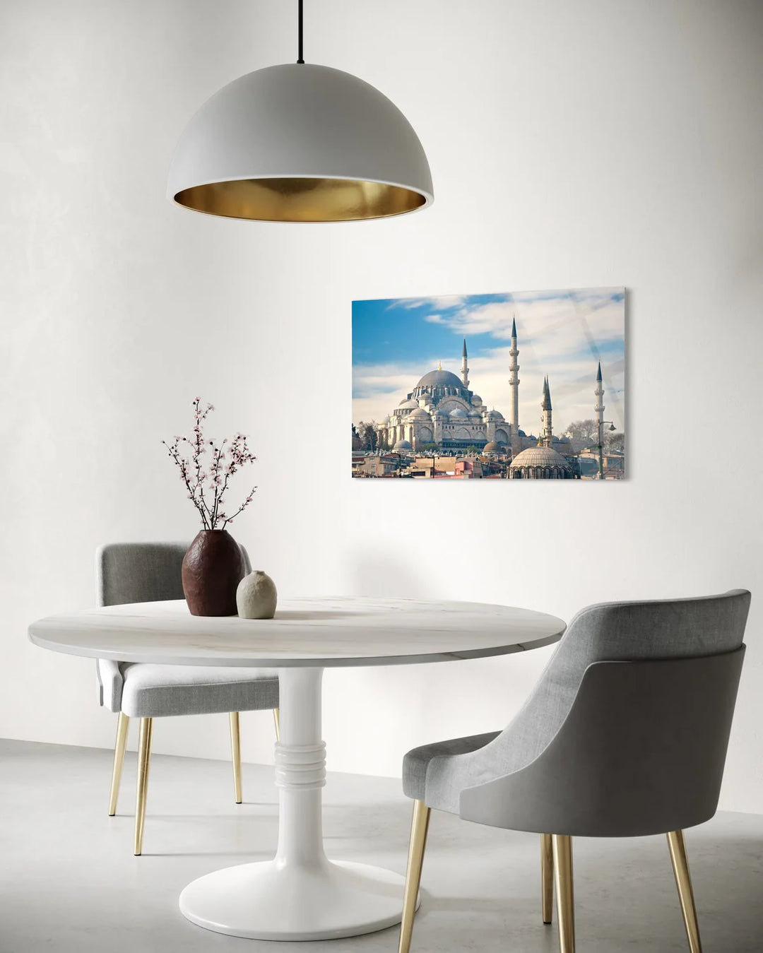 Yapı Ve Şehirler Cam Tablo