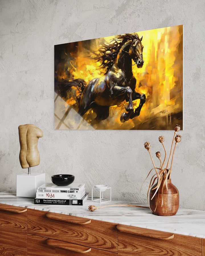 At Yağlı Boya Tarz