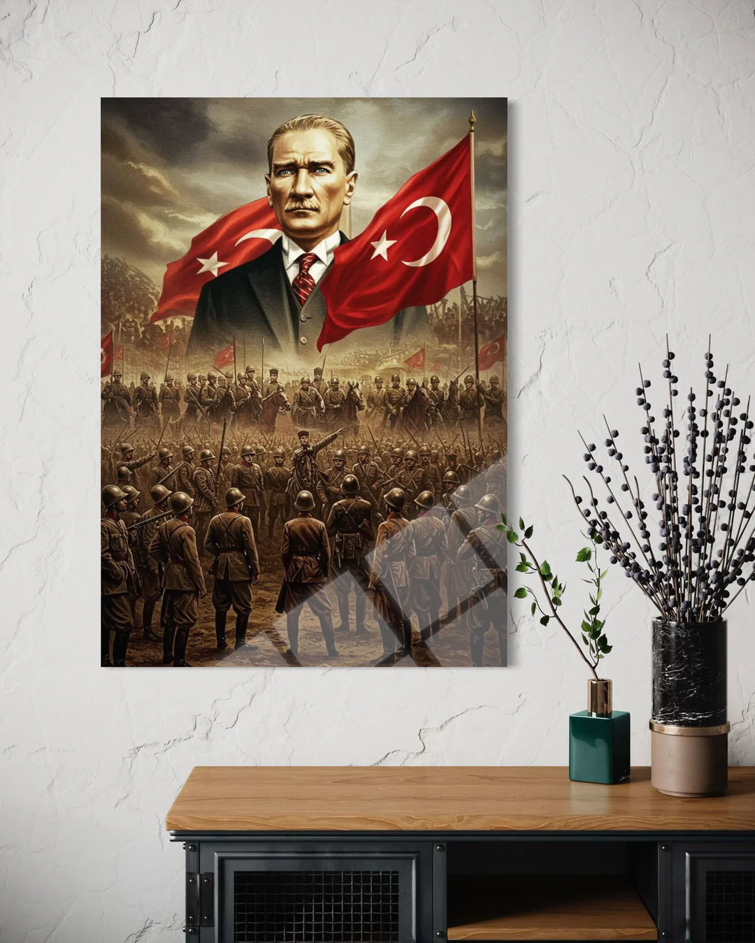 Atatürk Cam Tablo
