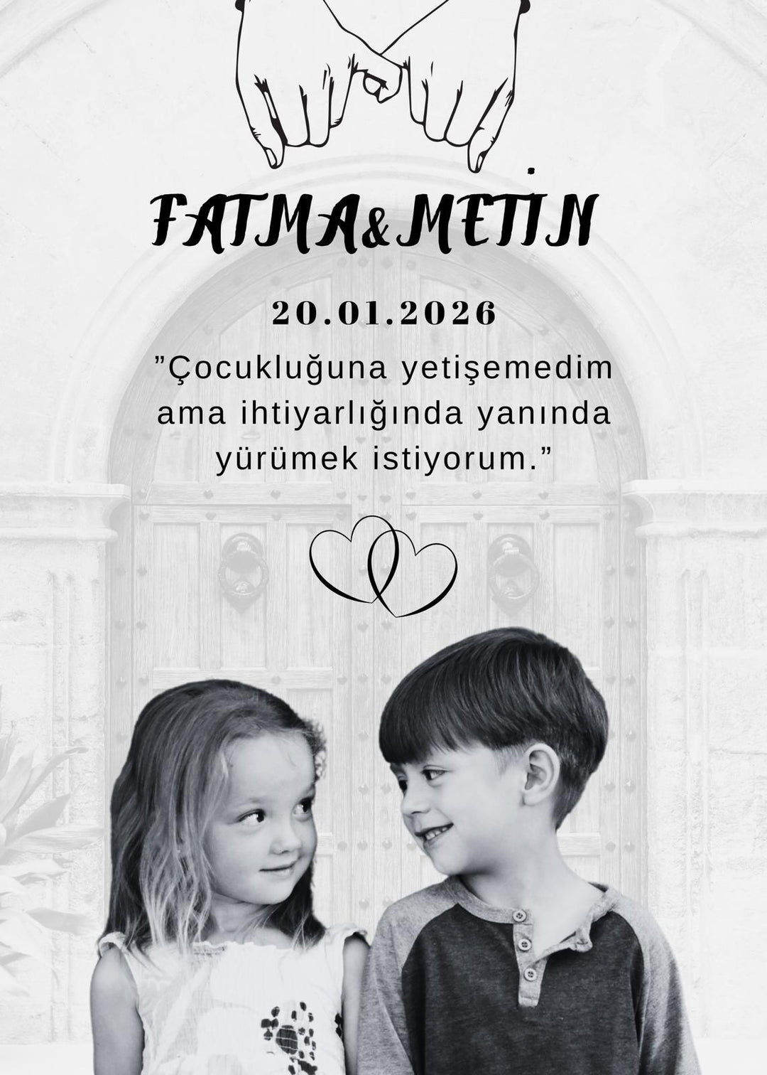 Tasarım Söz Nişan Pano