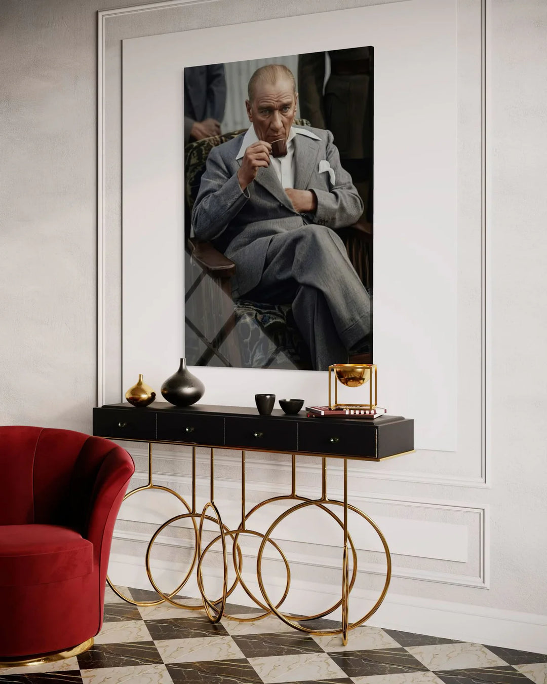 Atatürk Cam Tablo