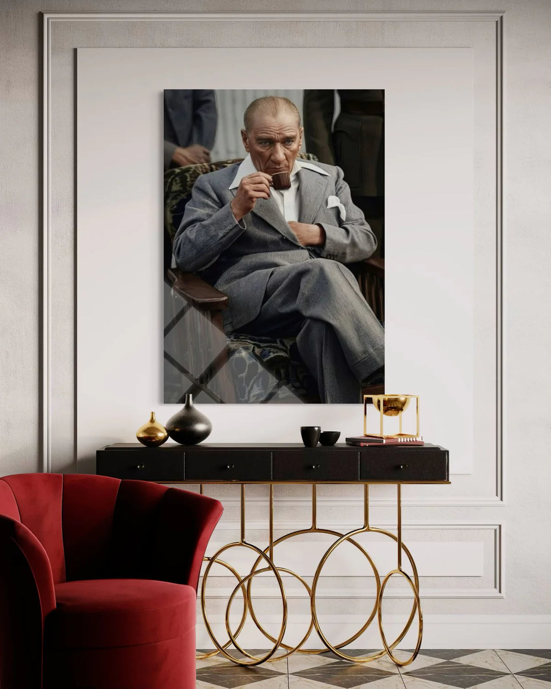 Atatürk Cam Tablo