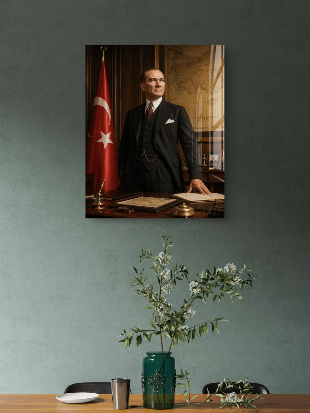 Atatürk Cam Tablo